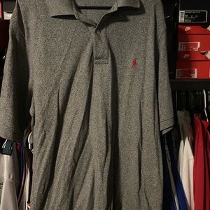 Polo by Ralph Lauren Men's Gray Polo Shirt